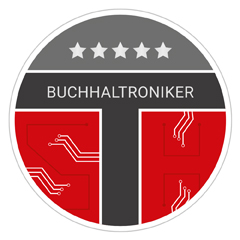 Buchhaltroniker - Logo, dekodi. Ralf Przybilla ist ausgebildet als Buchhaltroniker nach dekodi und spezialisiert auf die professionelle Buchführung, inklusive Finanzbuchhaltung, Lohnbuchhaltung, Jahresabschlüsse und digitale Belegverarbeitung. 5 Sterne Buchhaltroniker, qualifiziert für eCommerce. Deutschland – EU – GB.